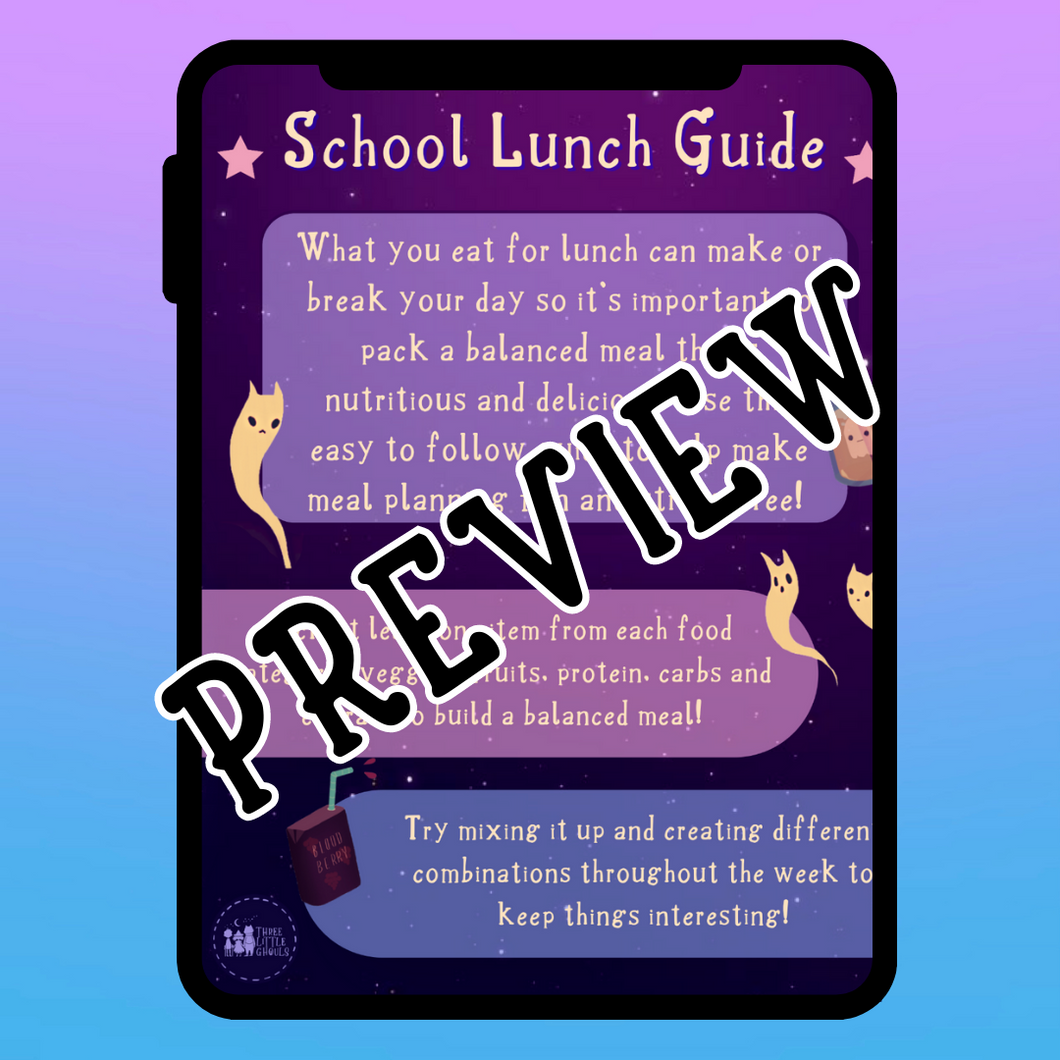 School Lunch Guide [Downloadable]