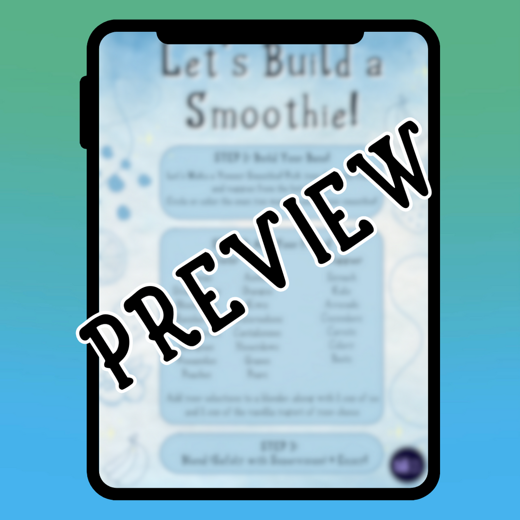 Smoothie Builder [Downloadable]